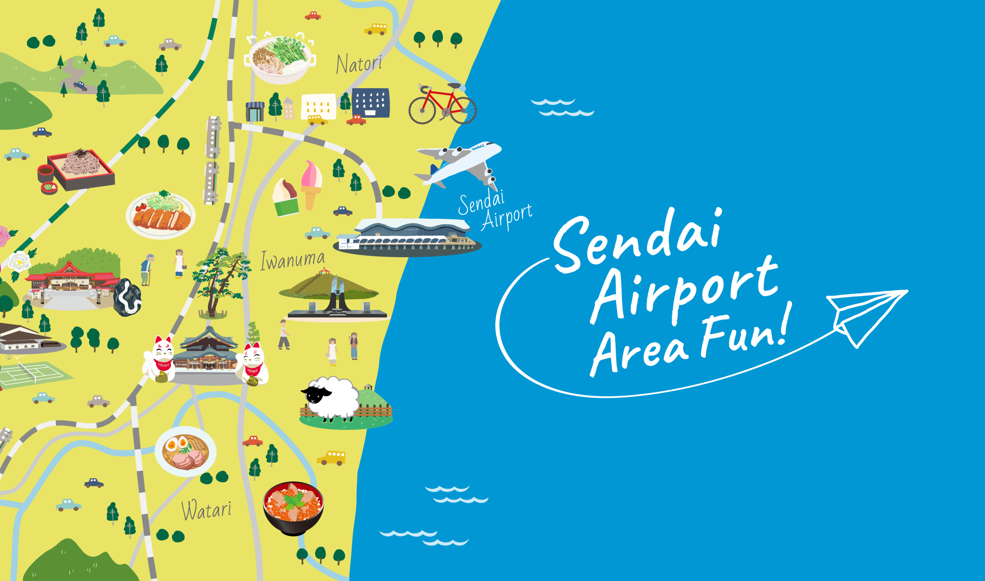 Discover the Sendai Airport Area